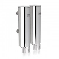 Decorative hotel bathroom brushed or polished 304 stainless steel wall mounted shower gel shampoo liquid soap dispenser