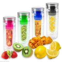 Eco Friendly 25oz Tritan Detox Water Bottle Infuser 2016 New Fruit Infuser Water Bottle 800ml Plastic Raw Material