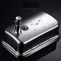 Hot selling stainless steel hand soap dispenser wall mounted soap holder