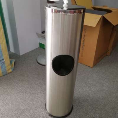 Industrial rustless stainless steel floor standing dispenser wipes hands