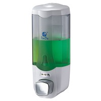 Commercial 370ml ABS plastic hand sanitizer manual liquid soap dispenser