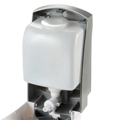 1L wall washroom hand liquid soap bottle dispenser with lock